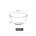 Clear glass bowl Modern simplicity Children's fruit noodle bowl Home salad bowl Egg bowl with noodles